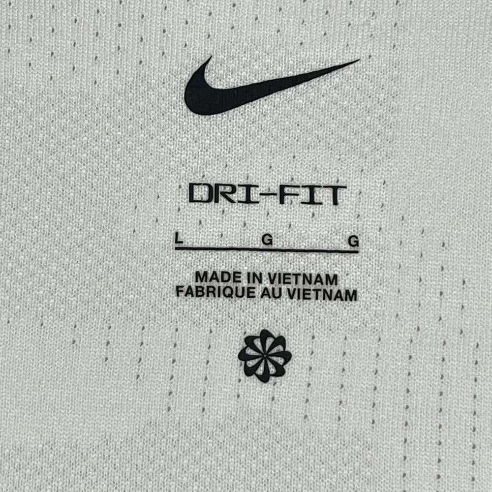 Nike Dri-FIT Tour Jacquard Golf Polo Mens L White TCU Horned Frogs  DR5303-100